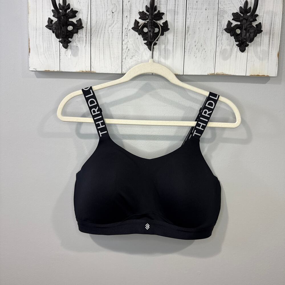 ThirdLove Kinetic Adjustable Sports Bra Black 38E - Picture 1 of 3